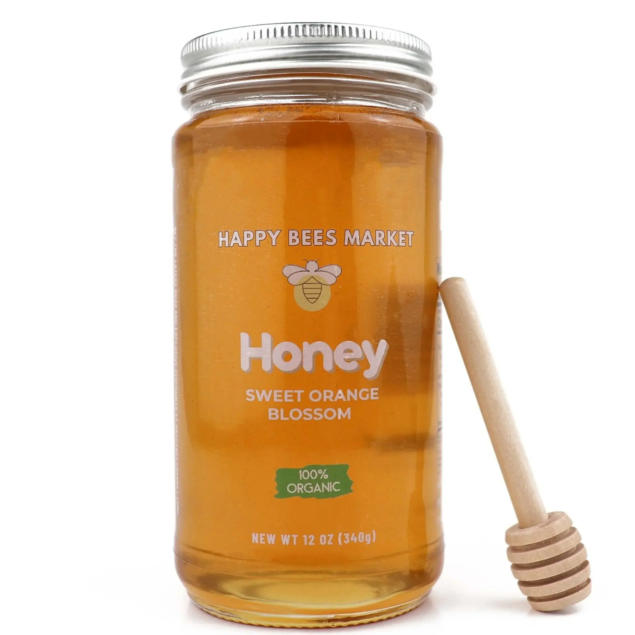 Raw Arizona Orange Blossom Honey – 100% Organic & Unfiltered