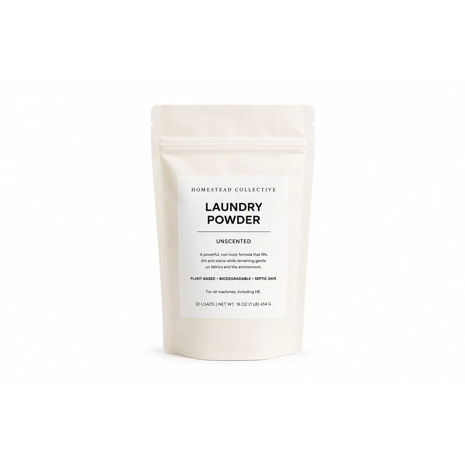 Homestead Collective | Unscented Laundry Powder