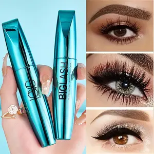 Mascara for long and thickening, not easy to smudge, quick setting, waterproof and thickening mascara Waterproof Big Mascara Black Makeup Cosmetic tubing mascara mascara
