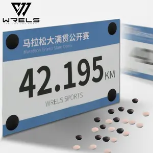 Marathon Number Bib Clips Set of 8, Magnetic Secure Running Race Numbers Holder, Cycling Walking Off-Road Marathon Athletics Sports Gear, Versatile