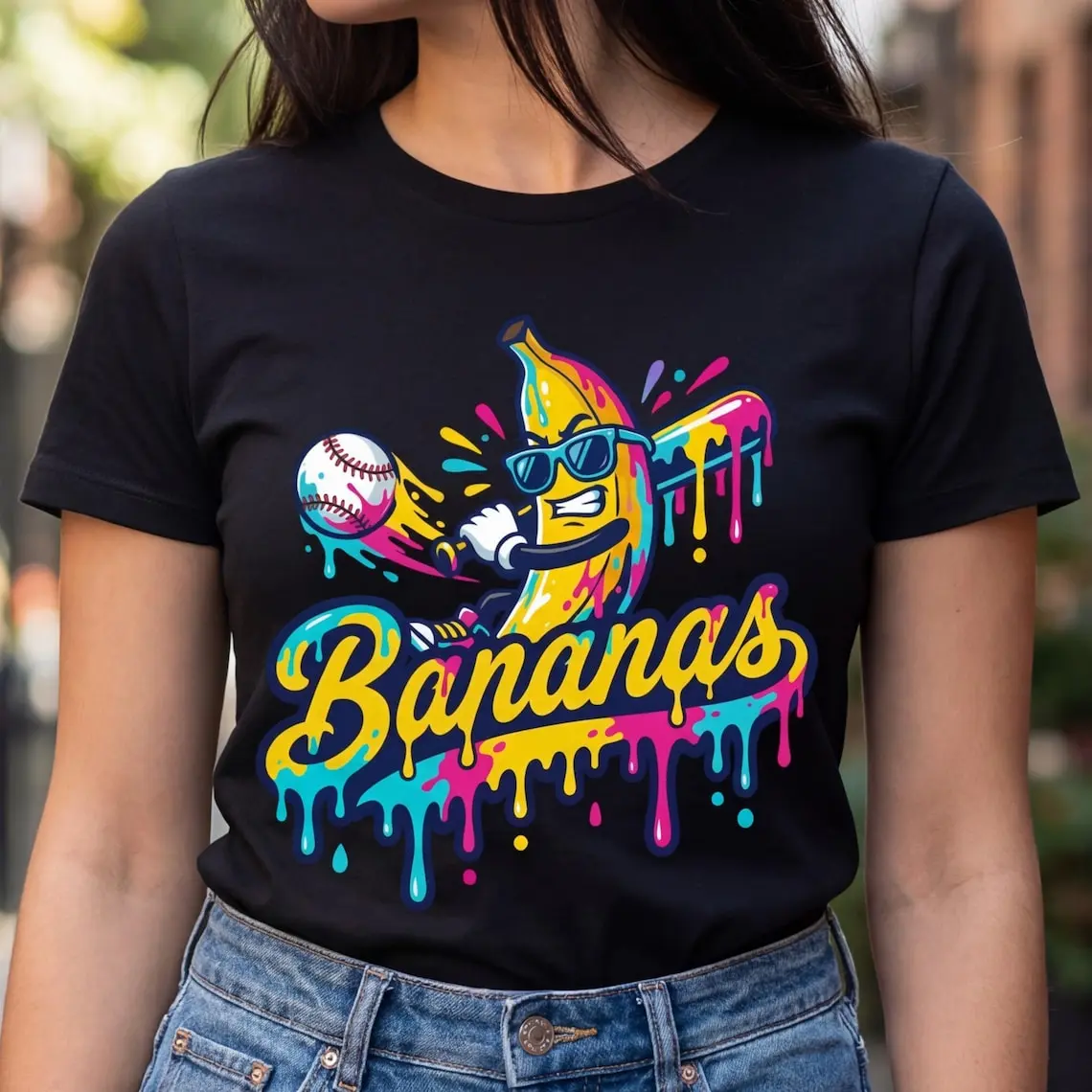 Savannah Banana  , Savannah Baseball Graphic, Funny Banana Shirt Design, Baseball Lover,School Mascot Clipart