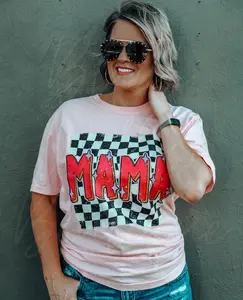 Hot Pink Checkered Mama Hot Pink Checkered Mama