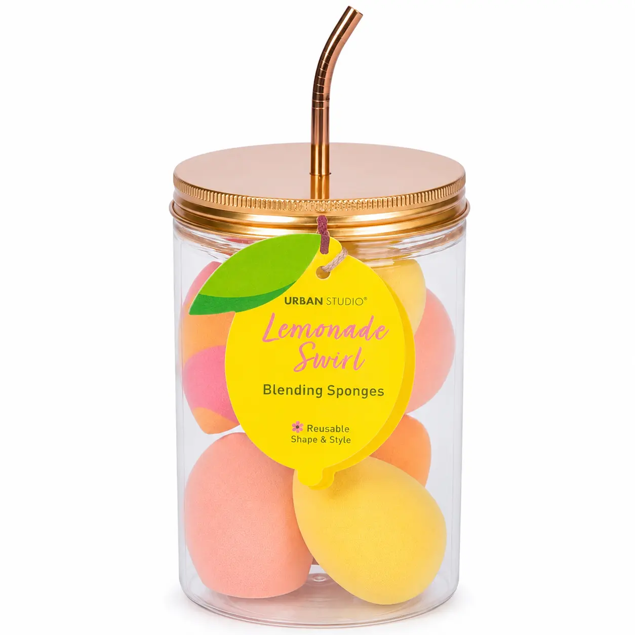 Urban Studio Lemonade Swirl Reusable Blending Sponges