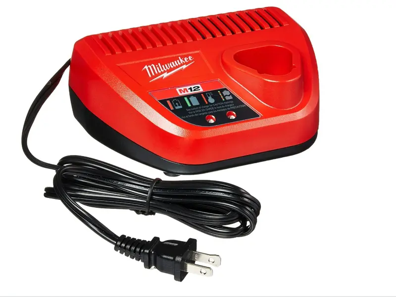 Milwaukee Basic Charger for Lithium-Ion 12V Batteries, 48-59-2401