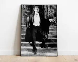 Dracula Movie Poster, Halloween Wall Decor, Spooky Wall Art, Horror Movie Poster