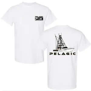 Pelagic Sport Fishing Boat Shirt, Vintage Ocean Graphic Tee, Soft Cotton Blend T-Shirt, Maritime Lifestyle Apparel for Men & Women, Nautical Gift