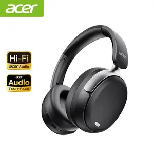 [Perfect Spring Choice] Acer OHR516 Active Noise Cancelling Headphones Over-Ear Bluetooth 5.4 Wireless 60H Playtime Low Latency Game Mode USB-C Charging for Work Travel Gym Office Home
