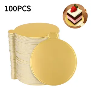 100pcs 3.5 Inch Disposable Mini Cake Liners, Food Grade Round Paper Cupcake Baking Trays, DIY Sweet Treats for Parties Weddings Birthdays Bakeware