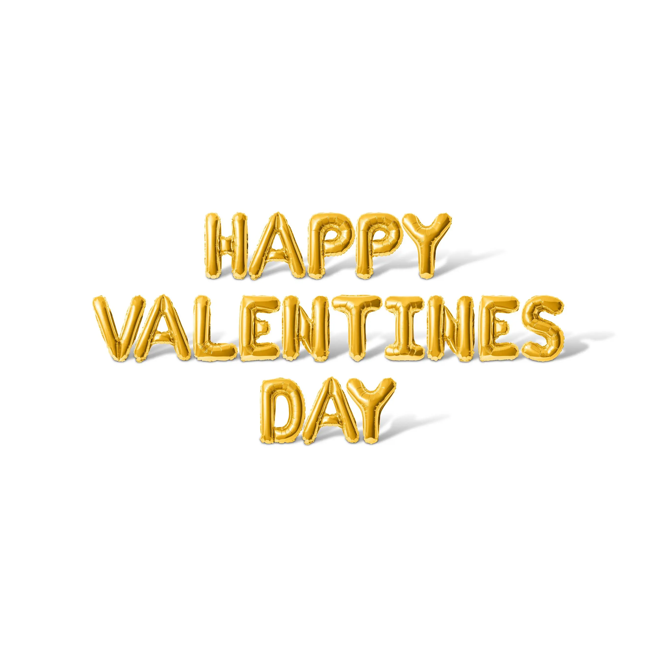 Letter Balloons - HAPPY VALENTINES DAY 16" Inch Alphabet Letters Foil Mylar Balloon Valentine's Day Party Banner