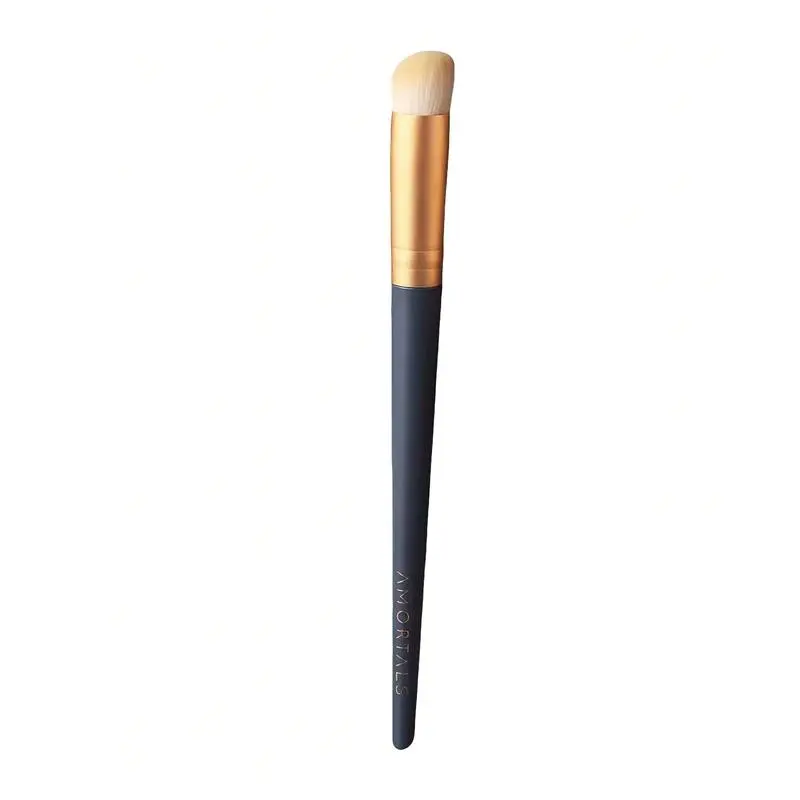 AMORTALS Round-headed Concealer Brush - Precision, Skin-Safe, Ultra Soft Bio-Fiber, Flawless Coverage for Beginners, Ideal for Under Eyes Blemishes, Precision Eyes Brushes, Skin-Safe Eyes Brushes
