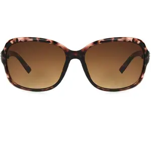 Foster Grant Deidra Pink SunReaders® with Blush Tort Frame & Crystal Accents for Reading and Sunglass Eye Protection