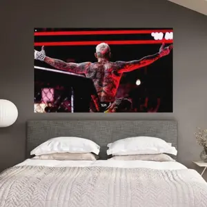 Charles Oliveira Inspired Room Flag, Motivational Wall Decor, Hard Work and Dedication, Inspirational Giftbedroom decor