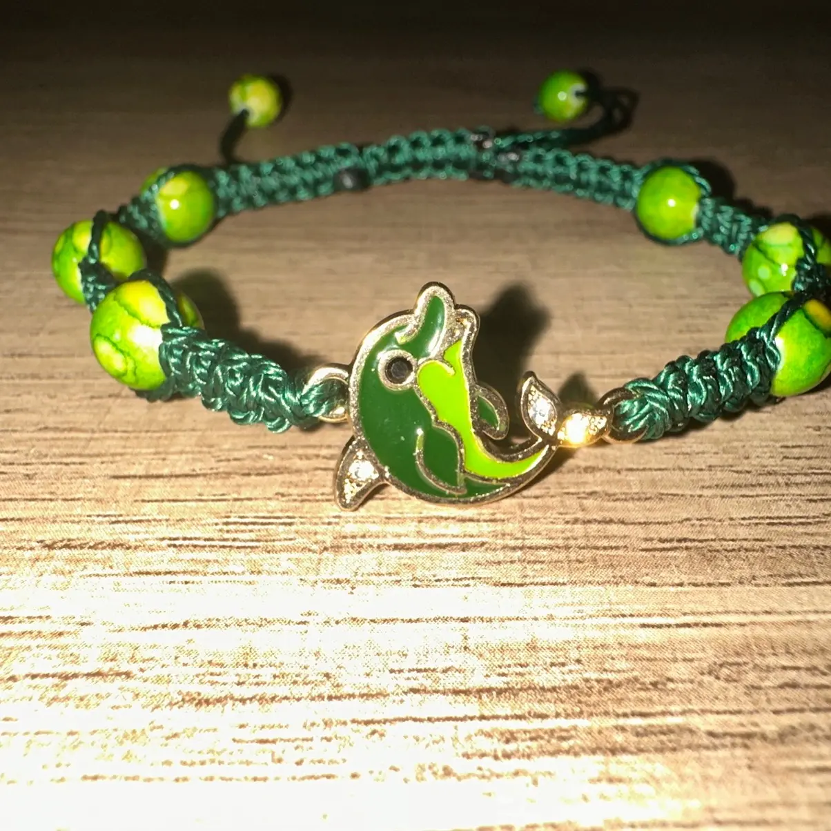dolphin charm macrame bracelet Birthday Anniversary Female Male Male