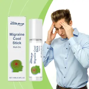 Migraine Cool Stick 1/2/3 Packs Natural Migraine Roll-on with Peppermint, Spearmint and Essential Oils