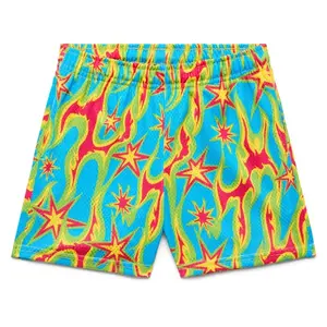 Neon Thermo Shorts Basketball Shorts for Dad and Son, Youth Neon Thermo Shorts, Men's Mesh Basketball Shorts, mesh fabric for ultimate breathability, comfort, and unrestricted mobility. Menswear Athletic Pockets Polyester