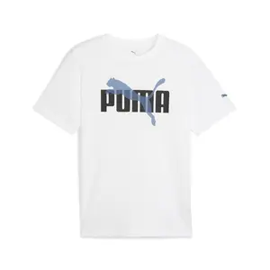 PUMA Mens Intersect Crew Nexk Short Sleeve Casual Tops Casual - White