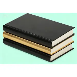 Luxury Faux Book Set for Home Decor - Hardcover Display Books for Bookshelves - Elegant Black and Gold Foiled Designs for Coffee Table - 3-Piece Decorative Books Collection - Reusable Stackable Decor