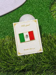 Creative Flag Design Baseball Cap Decoration Hat Pins, Fashionable Alloy Badge for Daily Clothing Decor, Trendy All-match & Exquisite Brooch Clip for Birthday Gift