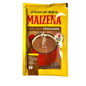 Maizena Atole - Sabores Chocolate, Vainilla, y Fresa - 45 Grams per bag - Traditional Mexican Dessert