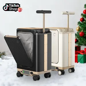 【Airline-approved】Electric Suitcase, Electric Riding Luggage with 250W Motor, Removable 95.7Wh Battery (Pressure-Resistant & Explosion-Proof) 38L Storage, Ultra-Lightweight 13.2LBS, Adjustable Speed 2.5-8MPH, TSA-Approved for Travel