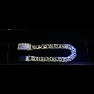 Solid 925 Sterling Silver Byzantine Bracelet 8 Inch | Heavy Link Statement Bracelet