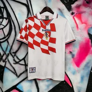 Jersey Soccer Croaaa tia 1998 Home Retro