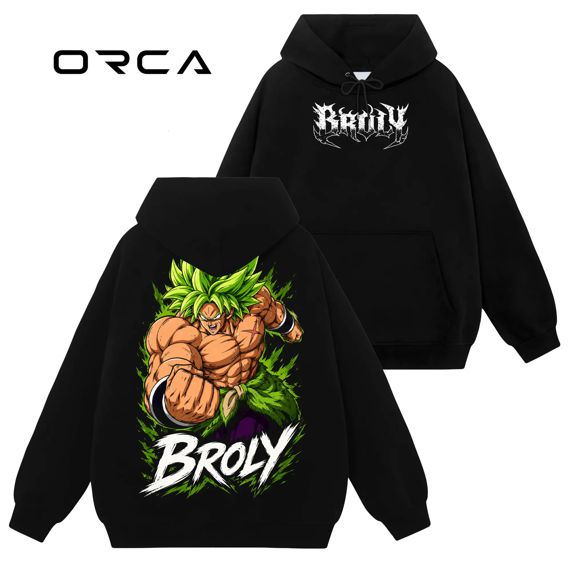 [Orca Fashion] Super Broly - Dragon Ball #66 Hoodie T-Shirt Sweatshirt, Retro Vintage Unisex Graphic 90s Cotton, Gift For Wibu, Anime Manga Y2K Streetwear