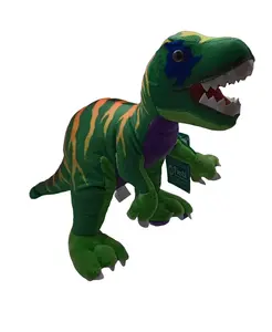13" Green T-Rex Dinosaur Plush Stuffed Animal