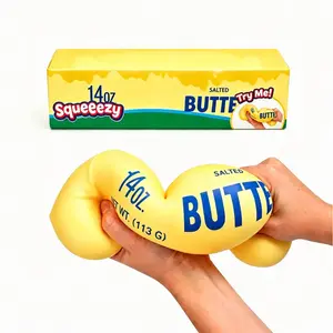New ultra-soft, slow-rebound butter stick stress-relieving squeeze toy – a stress-relieving toy that mimics real food models, unique and fun.festival gifts