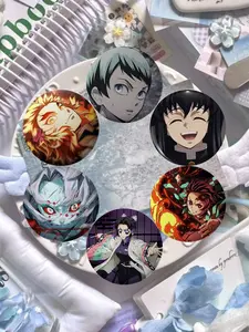 This Demon Slayer brooch set is perfect for bags, jeans, T-shirts, backpacks, and hats. These badges, accessories, and decorative pendants enhance the look of everyday items and make a creative gift. Ideal for birthday gifts or as a festive accessory.