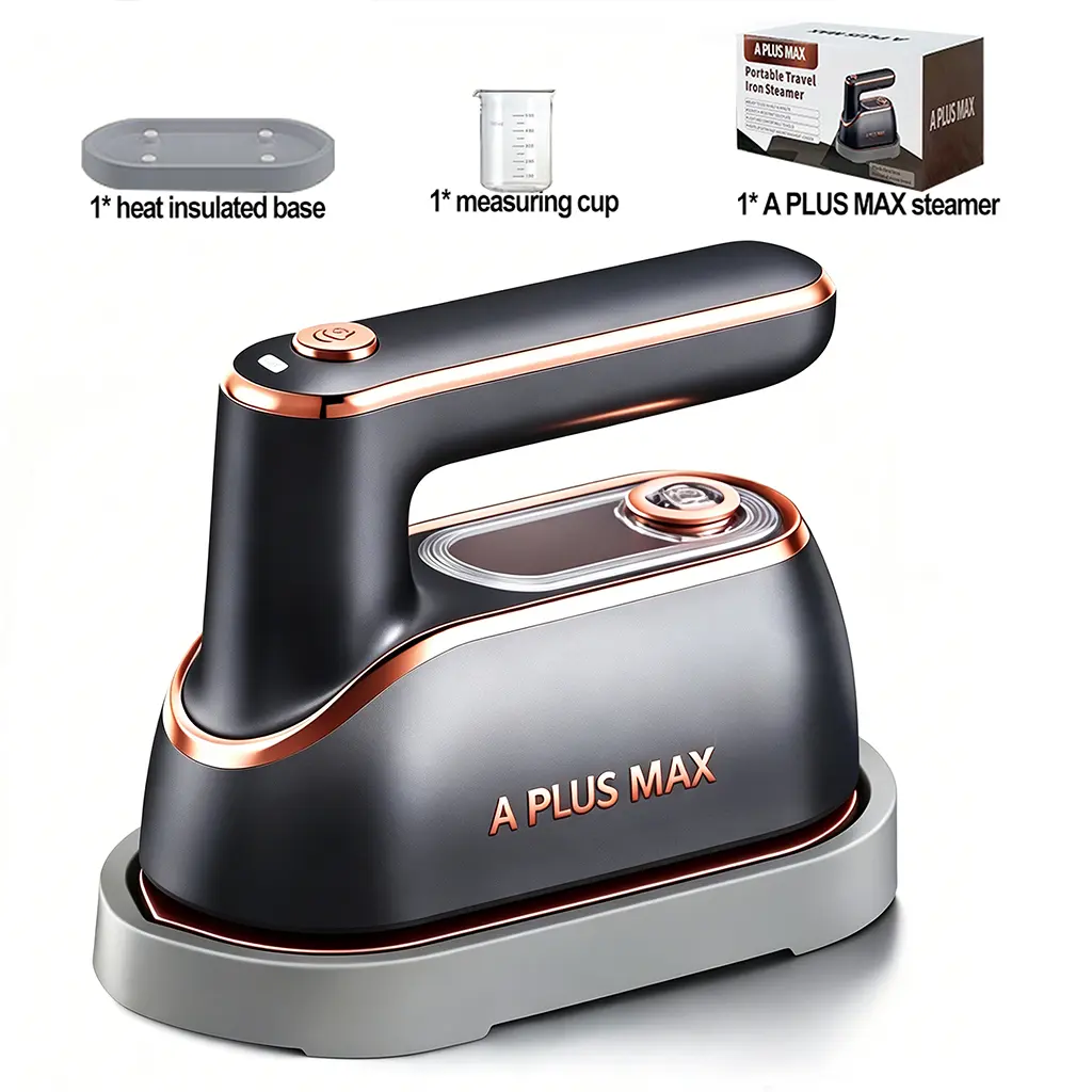 2-in-1 Handheld Steam Iron & Clothes Steamer – Fast Heat-Up, Large Soleplate, 150ml Water Tank, Lightweight Portable for Home, Travel & Office