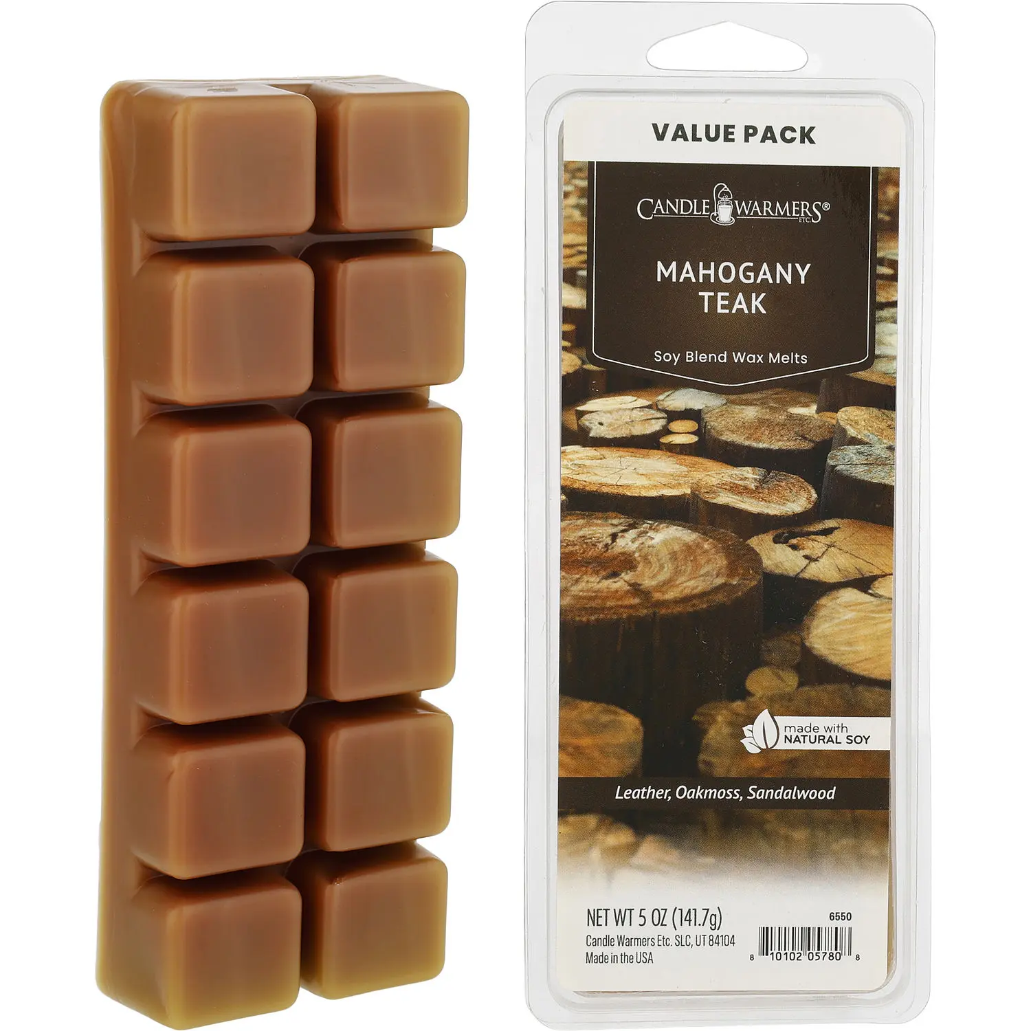 Candle Warmers Mahogony Teak By Candle Warmers Soy Blend Wax Melts For Unisex