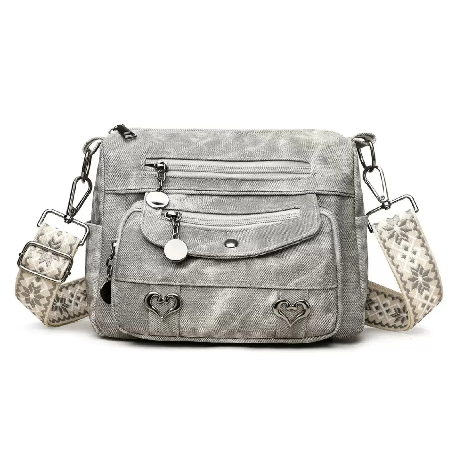 Retro Everyday Purse for Women, Handbag Soft Leather Crossbody Bag Large Capacity Shoulder Bag New Design Small Bags Commuting Bag Tote Bag with Wide Ajustable Strap for Work, Gift Bag for Mom, Purse for Mature Women