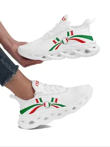 Festive Italy Liberation Day Men's Sneakers, Ultra-Light Italian Flag Casual Shoes, Everyday Style for Celebrations & Travel