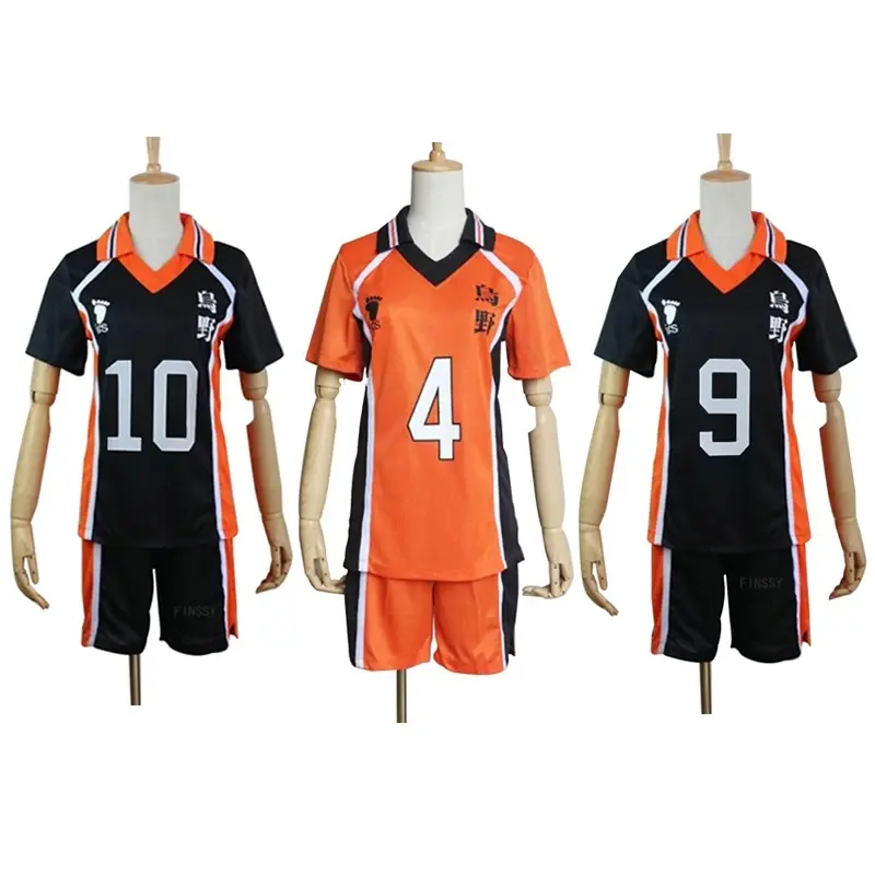 Hey Karasuno Kyuu!! Shoyo Hinata kageyama tobio Yu Nishinoya  Cosplay Costume High School Volleyball Uniforms