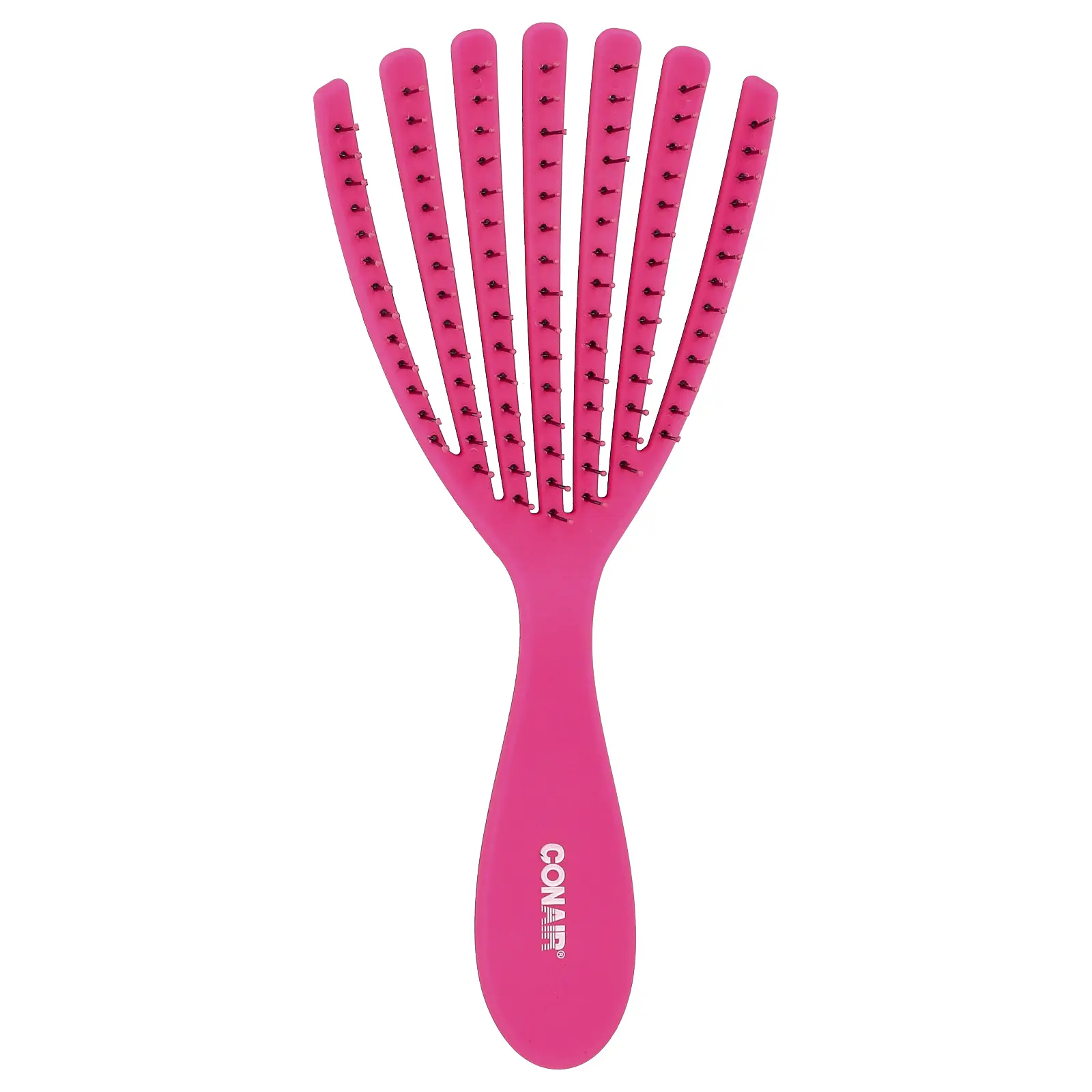 Conair Detangle Delight™ Hair Brush, For Curly & Wavy Hair Types, Pink, 1 Brush