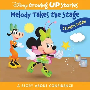 Children's Literature & Art Book - "Melody Takes the Stage" English Confidence Focus Storybook for 3-6 Years, Teaches Caring and Friendship, Includes Stickers, Sharing Strengthens Bonds