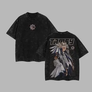 [NeoTokyoStatic] Gachiakuta Tamsy The Silent Killer Anime Retro Unisex Acid Washed T-Shirt, Hoodie, 100% Heavy Cotton Gachiakuta 2026 Oversized Unisex Anime Merch, Soft Cotton Streetwear Clothes, Unisex Manga Apparel, Gift for Anime Fans