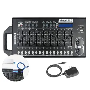 METYONLASER DMX 512 Stage Light Controller - 512-Channel Programmable Lighting Accessory with Built-In Programs, RDM Dip Switch Function