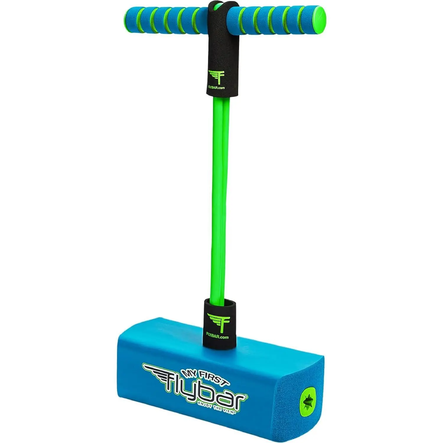 Durable Foam Pogo Jumper for Kids, Bungee Hopper for Boys or Girls Ages 3+ with Fun Squeaky Sound, Promotes Balance & Gross Motor Skills for Indoor and Outdoor Use, Ages 3 And Up, Train Hand Eye Coordination, Jumping