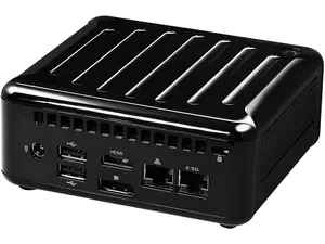 ASRock Industrial 4x4 BOX-5600U Fanned Embedded BOX PC AMD Ryzen 5000U-Series 5600U AMD Radeon Graphics Quad display, 1 x HDMI 2.0a, 3 x DP 1.2a (2 from Type C) TPM 2.0 onboard IC