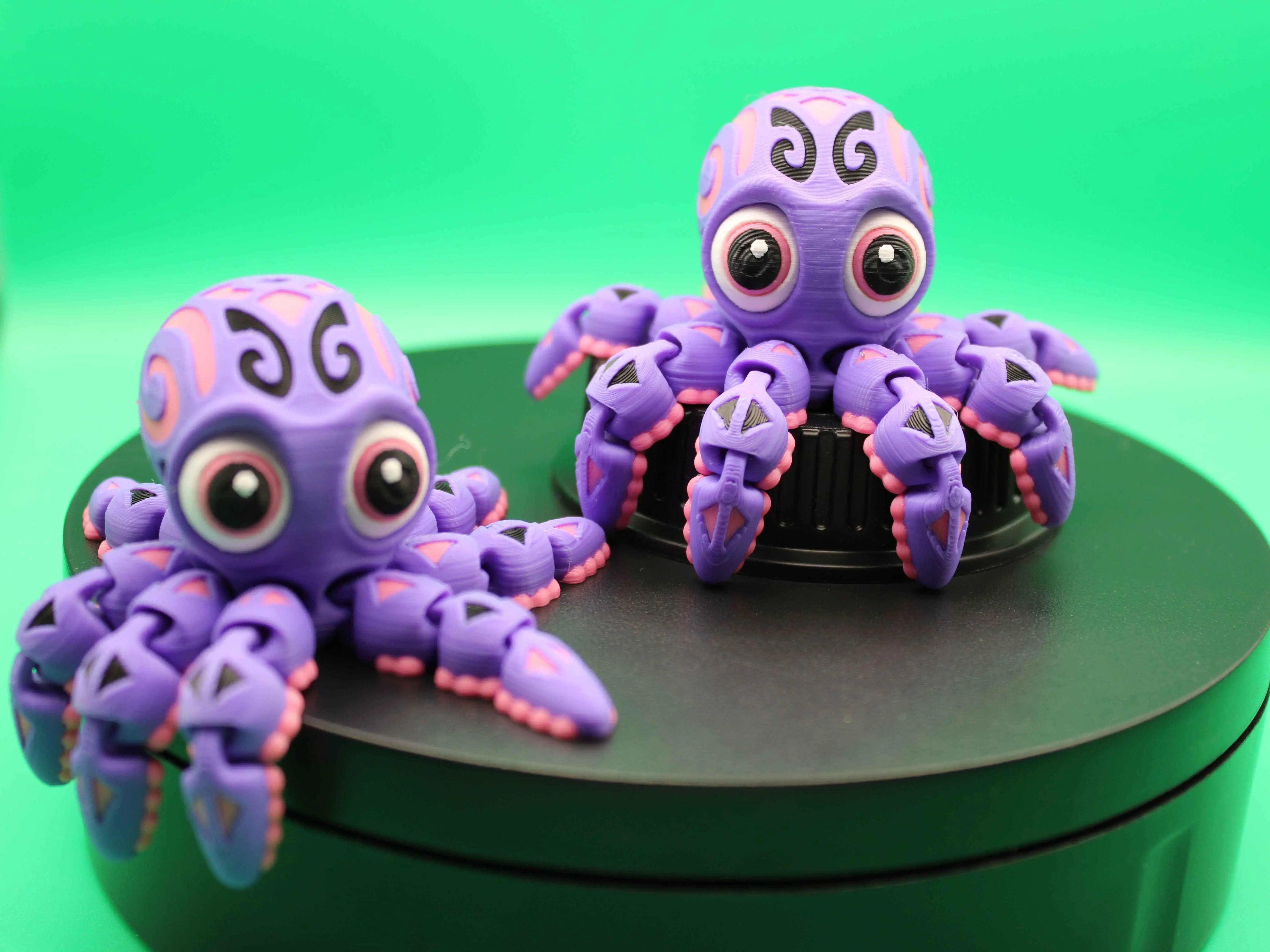 Artistic 3D Printed Flexi Octopus Statue, Home Decor, Room Decor Accent, Ideal Gift for Home Supplies Enthusiasts