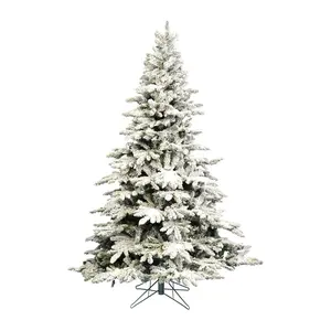 Vickerman 6.5' Flocked Utica Fir Artificial Christmas Tree, Un
