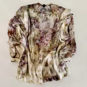 Rosie Hand-Dyed Sweatshirt, One-of-a-kind tie dyed crew neck sweatshirt, each one will be different! Fit Soft