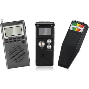 3 Pcs Professional Ghost Hunting Equipment Set, Includes Spirit Ghost Hunting Box, Digital Voice Recorder, LED EMF Magnetic Field Detector, Paranormal Research Tools