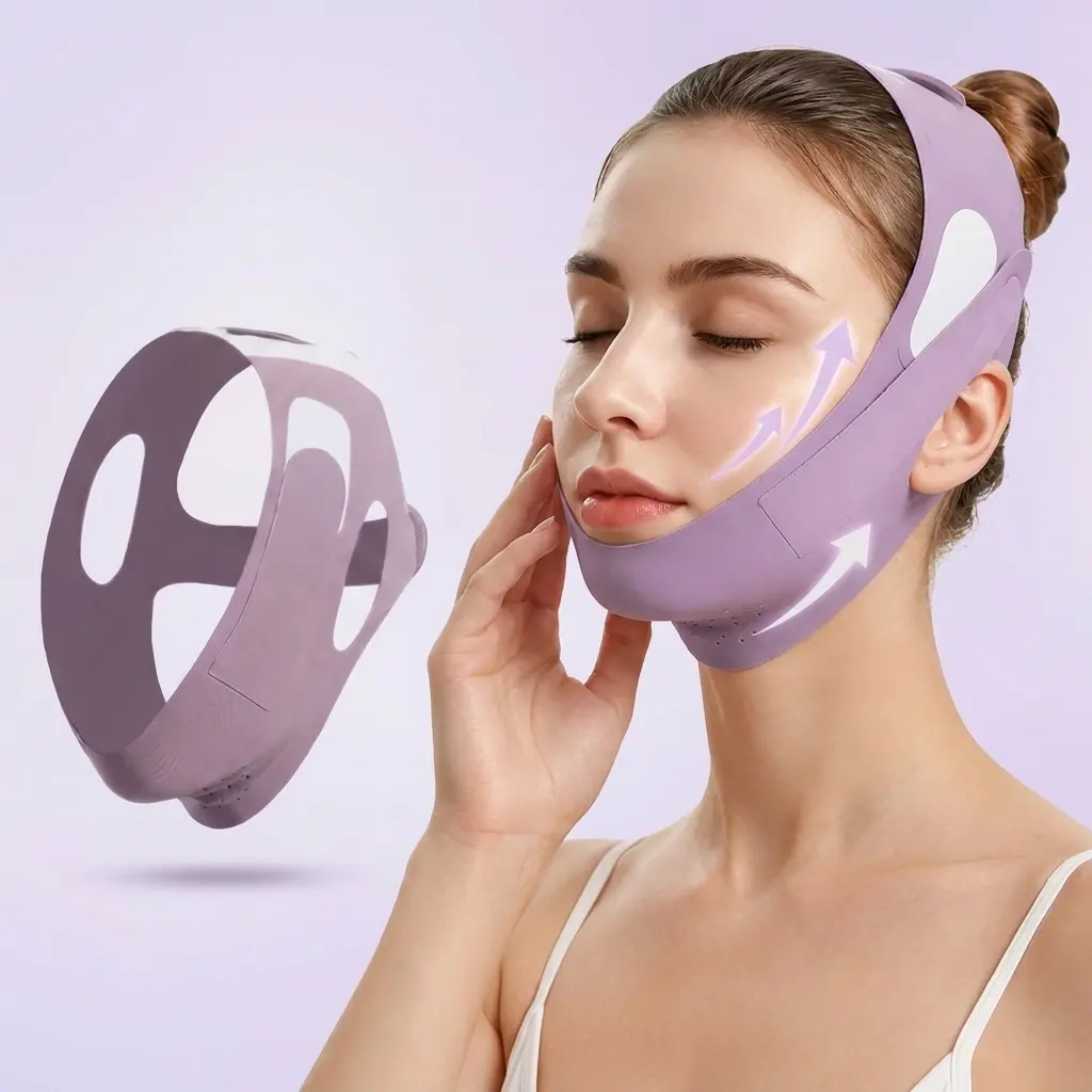 Reusable V Line Face  Belt,  Double Chin Reducer, Chin Up Mask,  Jaw Exerciser For Women