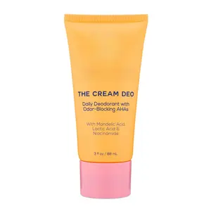 Daily Deodorant - The Cream Deo with Odor-Blocking AHAs| Treats & Prevents Ingrown Hair| Aluminum-Free, All Natural| Free from Parabens, Sulfates & Phthalates| 3 fl oz