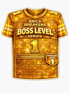 BOSS LEVEL  BRICK BREAKER SERIES SIGNED JERSEY - PYT - OR SPORTS TRADING CARD