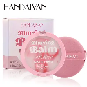 HANDAIYAN Blurring Balm Matte Primer, Oil Control Face Pressed Powder, Matte Soft Balm Texture Powder-free Face Powder, ,Flawless Matte Long Lasting Finishing Lightweight Waterproof Face Cosmetics