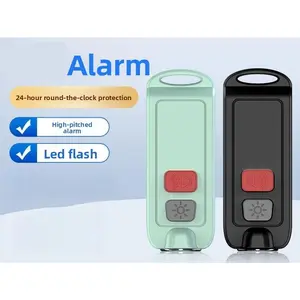 Protective alarm, waterproof self-defense, rechargeable personal alarm, female and child self-defense keychain